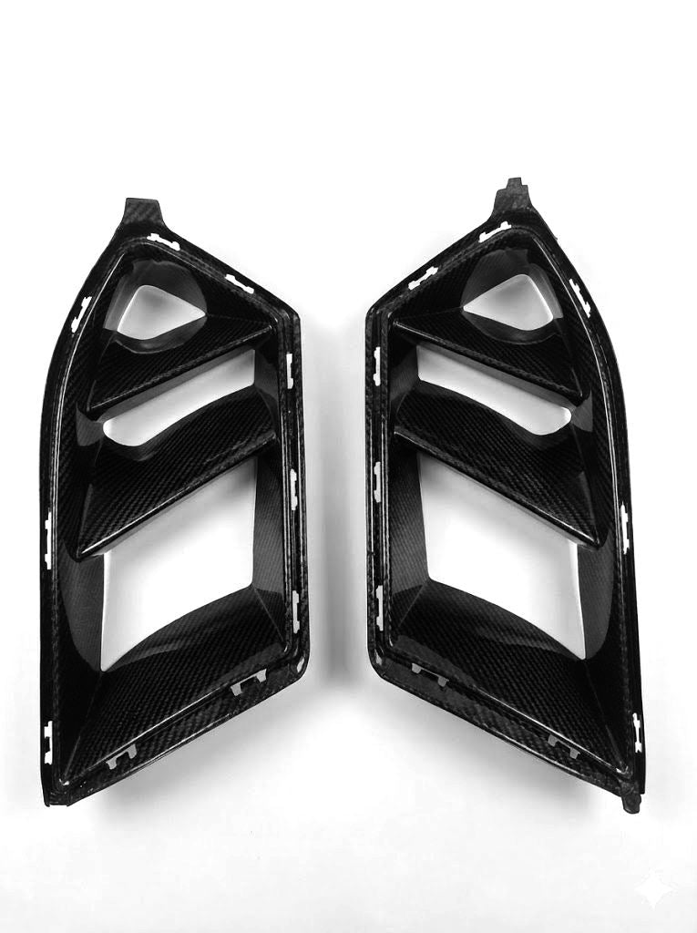 Rejillas de ventilación parachoques en fibra de carbono BMW G80/G81/G82/G83 2020-2025