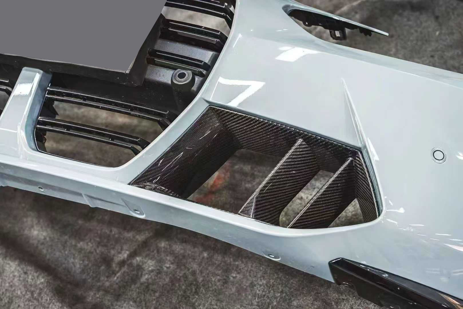 Rejillas de ventilación parachoques en fibra de carbono BMW G80/G81/G82/G83 2020-2025