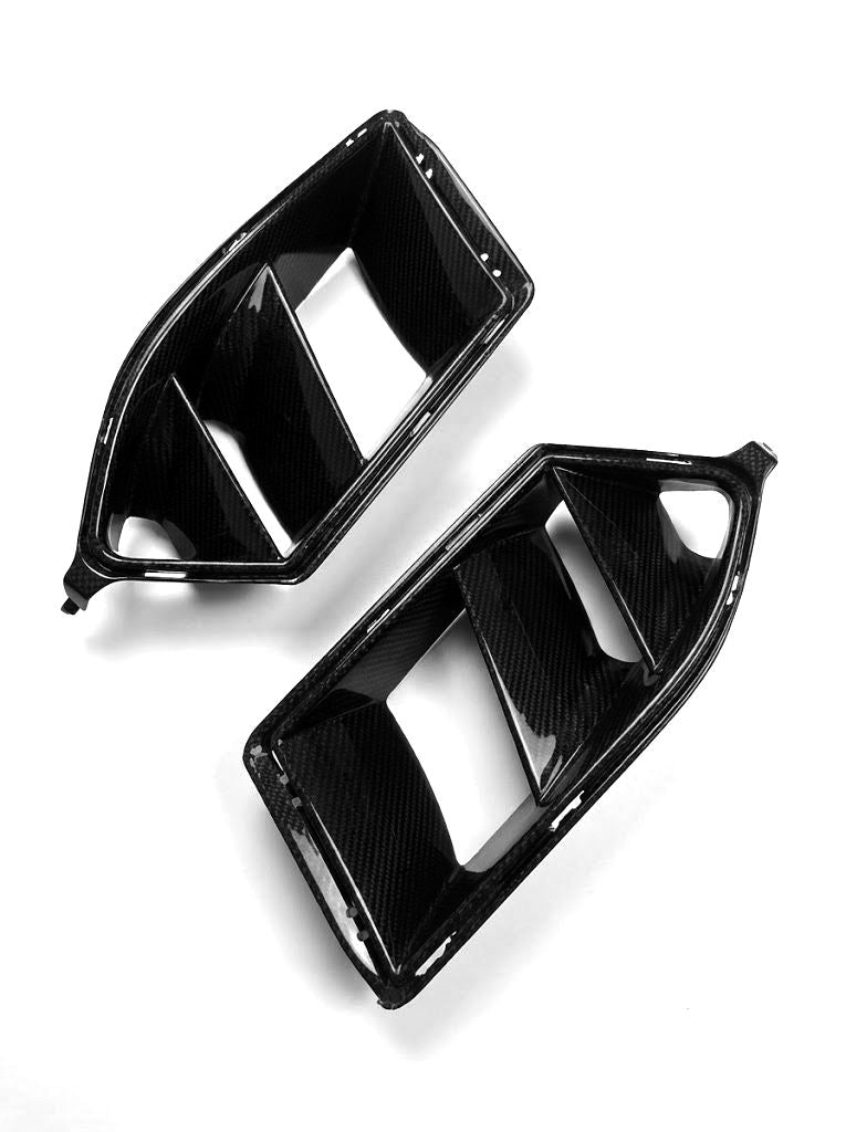 Rejillas de ventilación parachoques en fibra de carbono BMW G80/G81/G82/G83 2020-2025