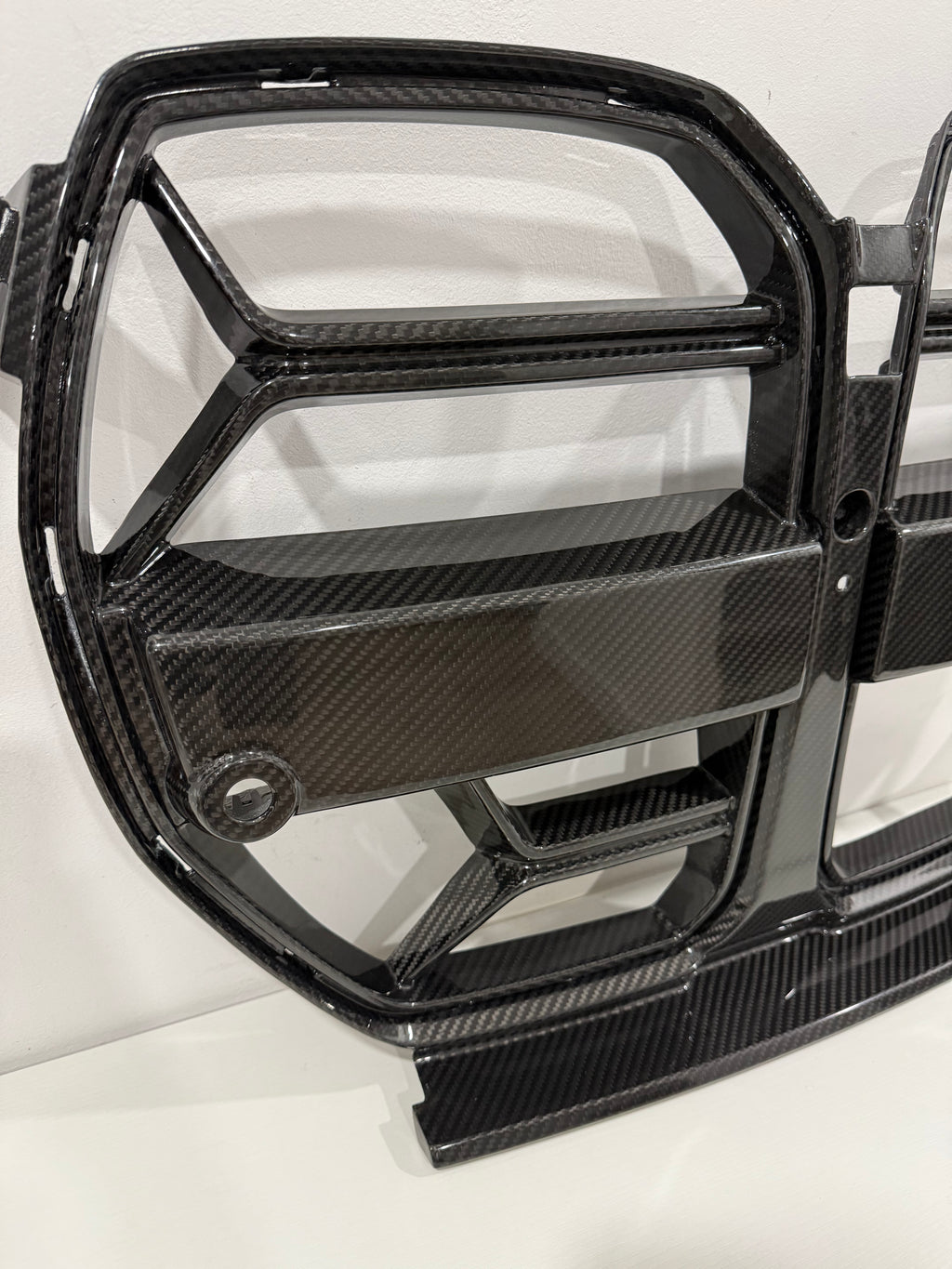 Parrilla delantera en fibra de carbono estilo cs para bmw G80/G81/G82/G83