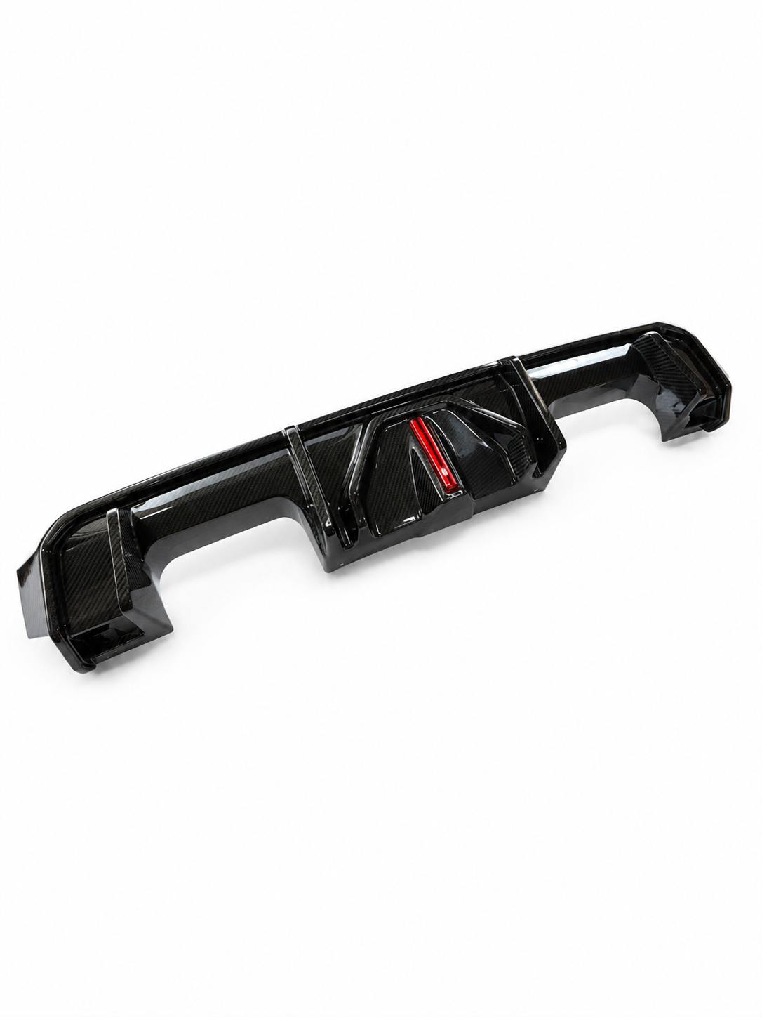 Difusor trasero en fibra de carbono con luz de freno incluida para bmw G80/G81/G82/G83