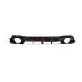 Difusor trasero en fibra de carbono con luz de freno para VW Golf MK8 GTI