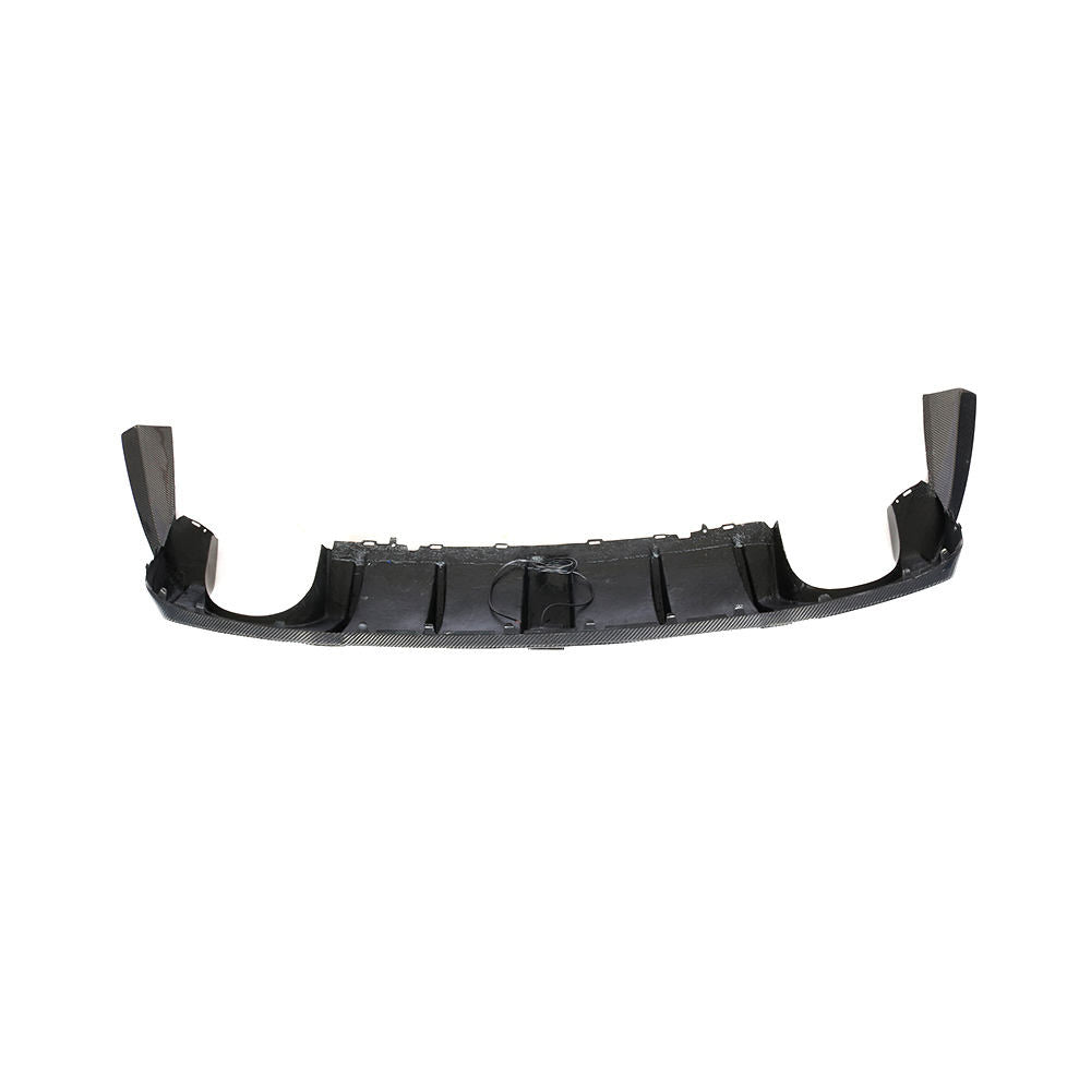 Difusor trasero en fibra de carbono con luz estilo F1 para Audi RS3 8V 2017-2019 (hatchback y sedan)