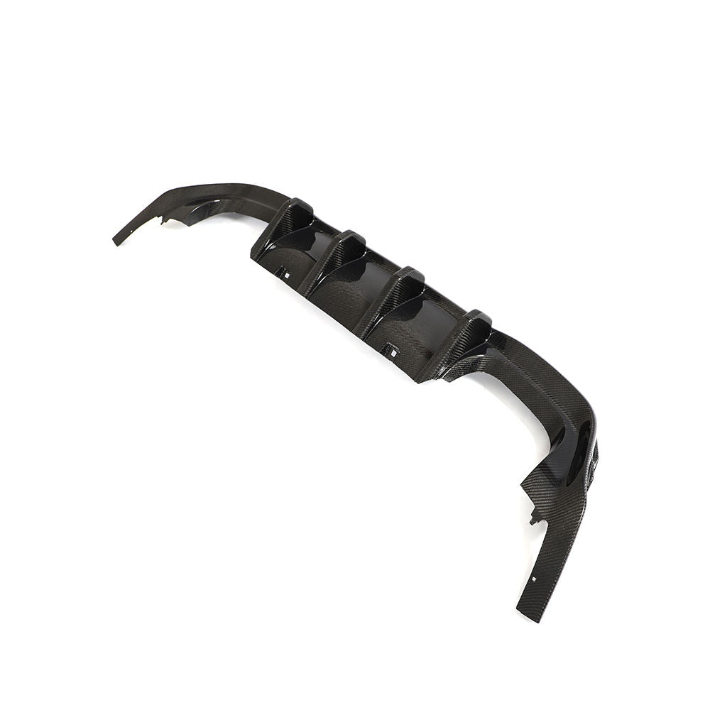 Difusor trasero en fibra de carbono para VW Golf MK8