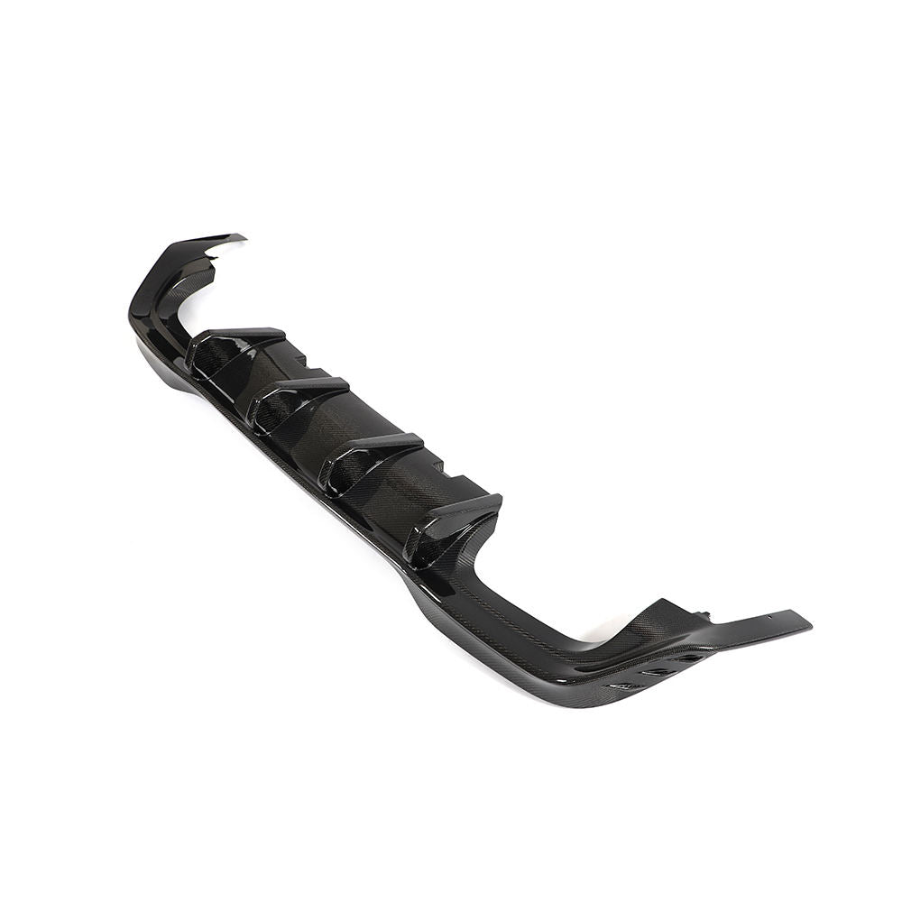 Difusor trasero en fibra de carbono para VW Golf MK8