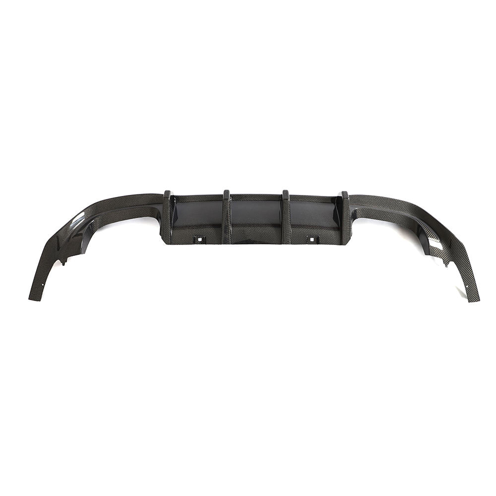 Difusor trasero en fibra de carbono para VW Golf MK8