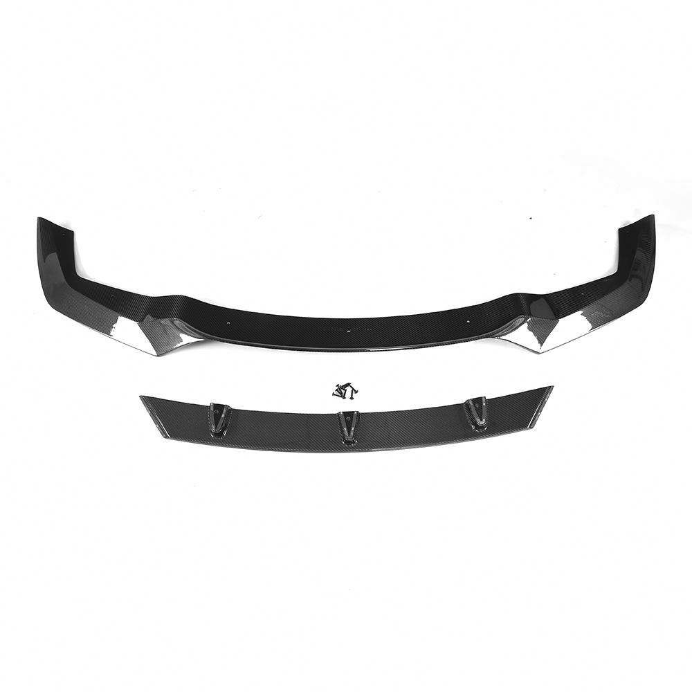 Difusor delantero en fibra de carbono 2 piezas para bmw f87 2016-2017