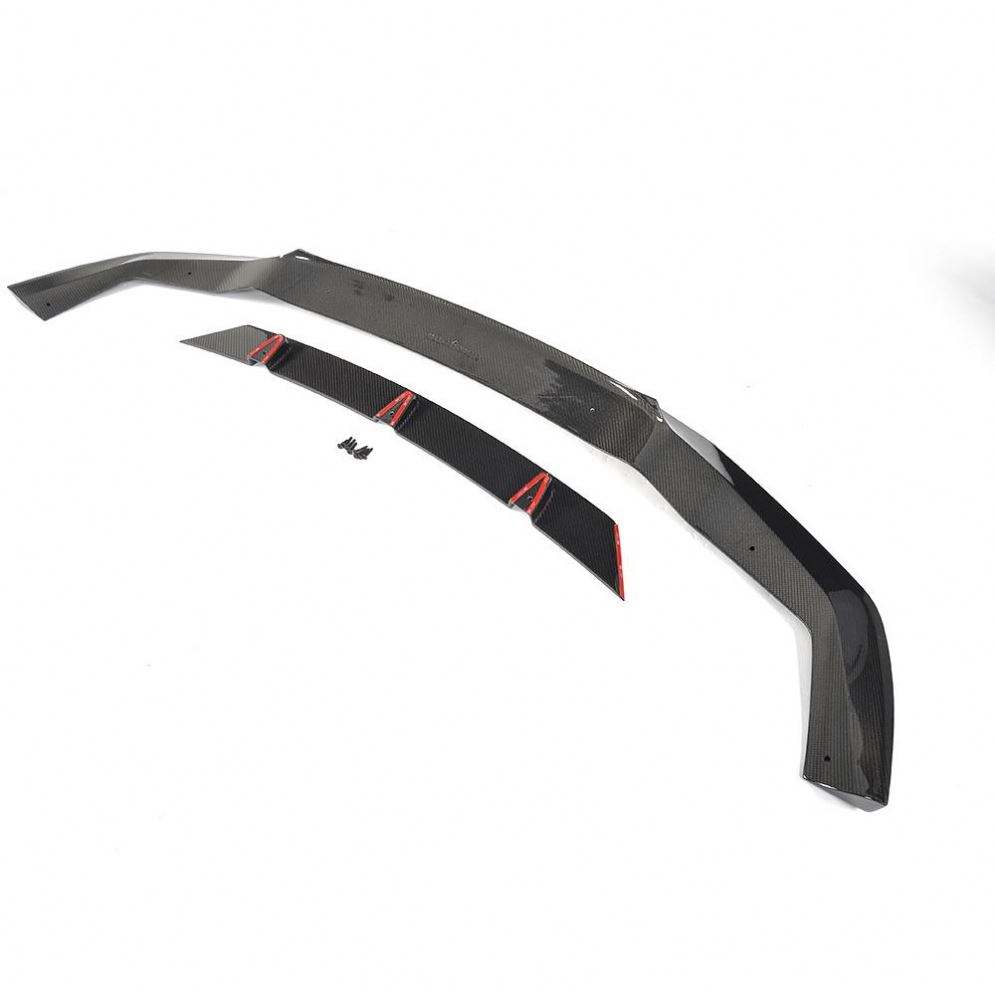 Difusor delantero en fibra de carbono 2 piezas para bmw f87 2016-2017