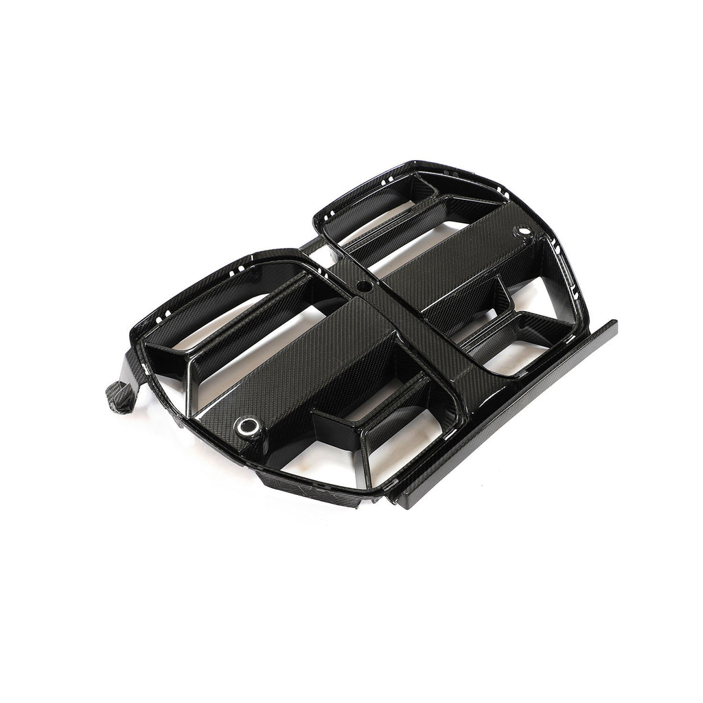 Parrilla delantera en fibra de carbono estilo cs para bmw G80/G81/G82/G83