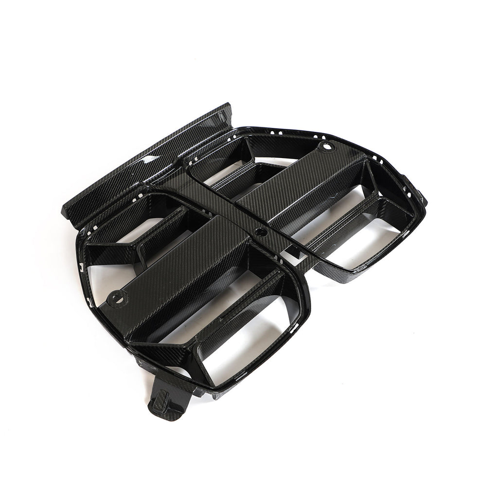 Parrilla delantera en fibra de carbono estilo cs para bmw G80/G81/G82/G83