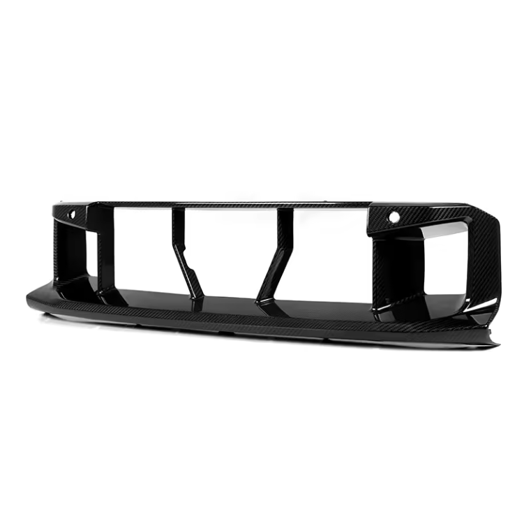 Moldura central parachoques en fibra de carbono para BMW G87 +2023